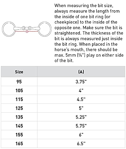 HORZE Lozenge Link Gag Bit - 5.25