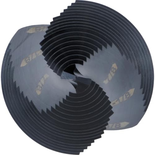 Klein Tools QRST15 Step Drill Bit, Quick Release Spiral Double-Fluted, 7/8 to 1-3/8-Inch, Hex Shank, Cut Steel, Wood, Plastic, Aluminum
