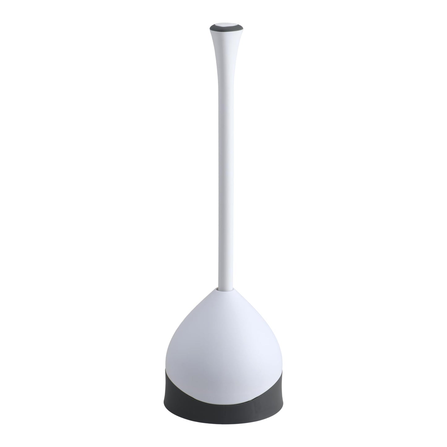 Clorox Toilet Plunger with Hideaway Caddy for Bathroom, Accessories Organizers & Storage, Toilet Unclogger, Plunger with Holder