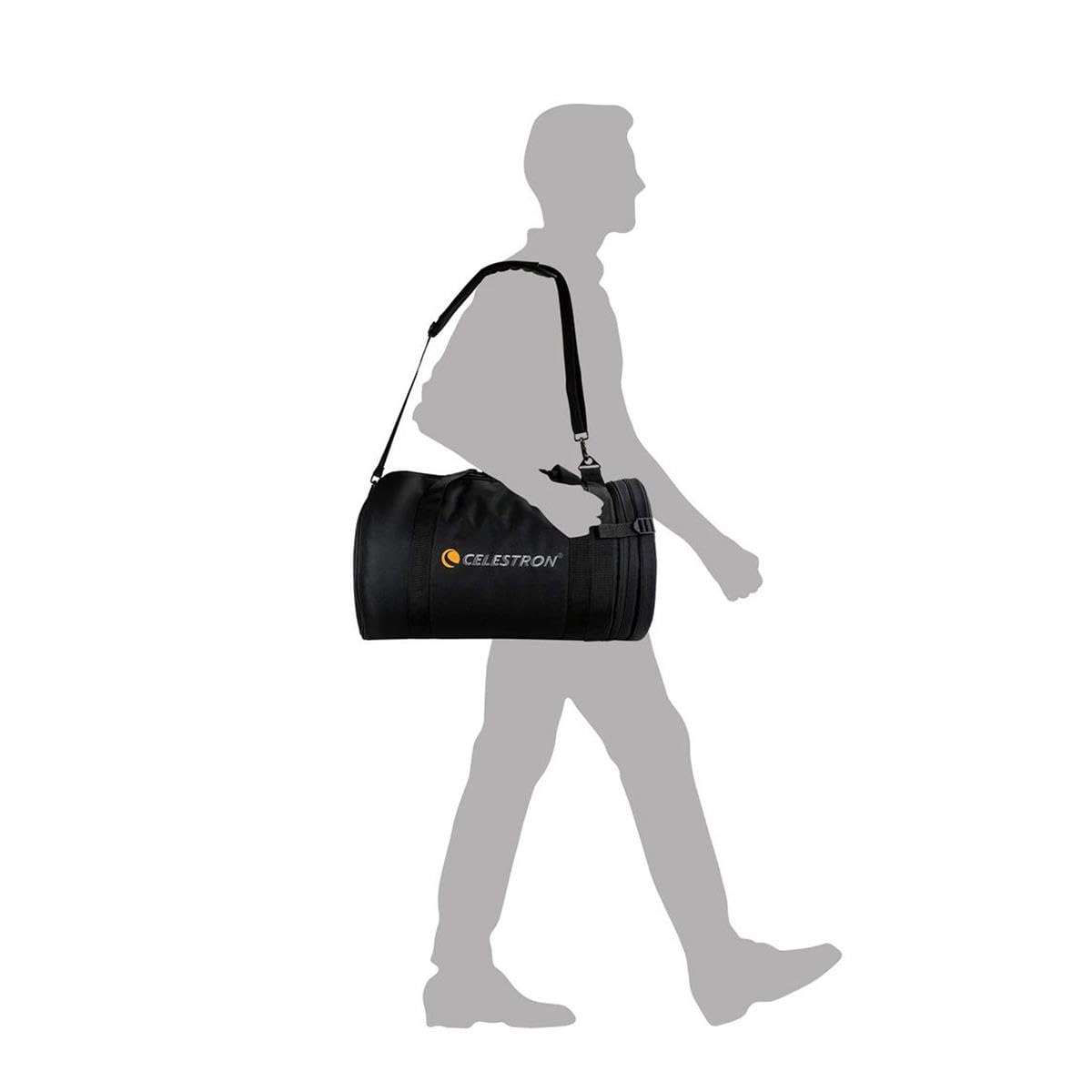 Celestron – 8” Telescope Optical Tube Bag – Custom Carrying Case Fits Schmidt-Cassegrain and EdgeHD – Ultra-durable Protective Walls – Padded Straps for Easy Carry