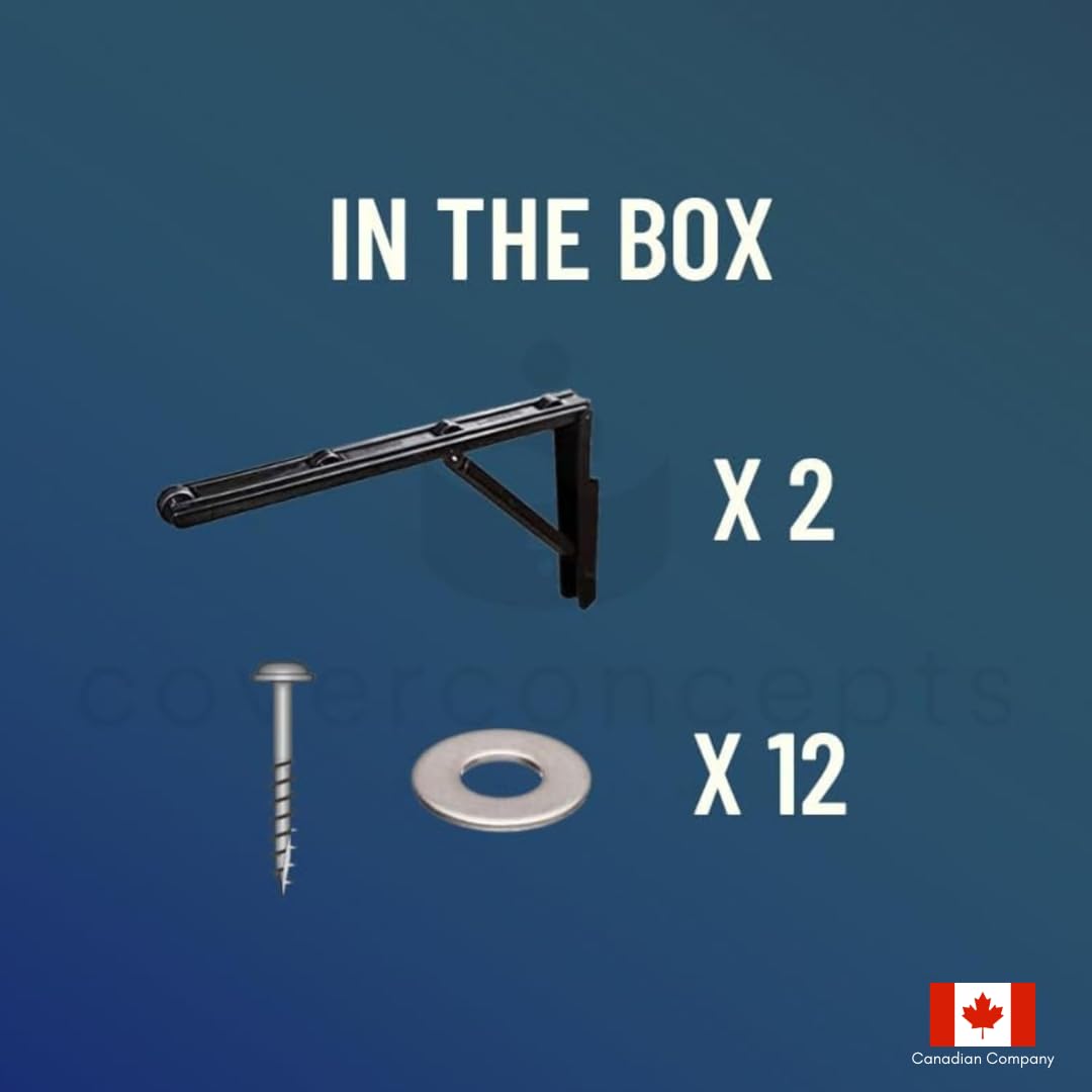 ABC Spa 4 Roller Hot Tub Cover Lifter – Durable Plastic Material, Stainless Steel Hinge Bolt Spa Lifter, Weight up to 75 Pounds, Square & Rectangle Tubs up to 8' Wide