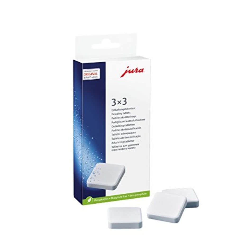 Jura 66281 Decalcifying/Descaling Tablets (9 tablets) 3 Count (Pack of 3)