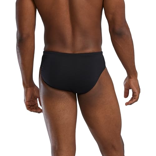 TYR Men's Durafast Elite Racer Brief Swimsuit Black