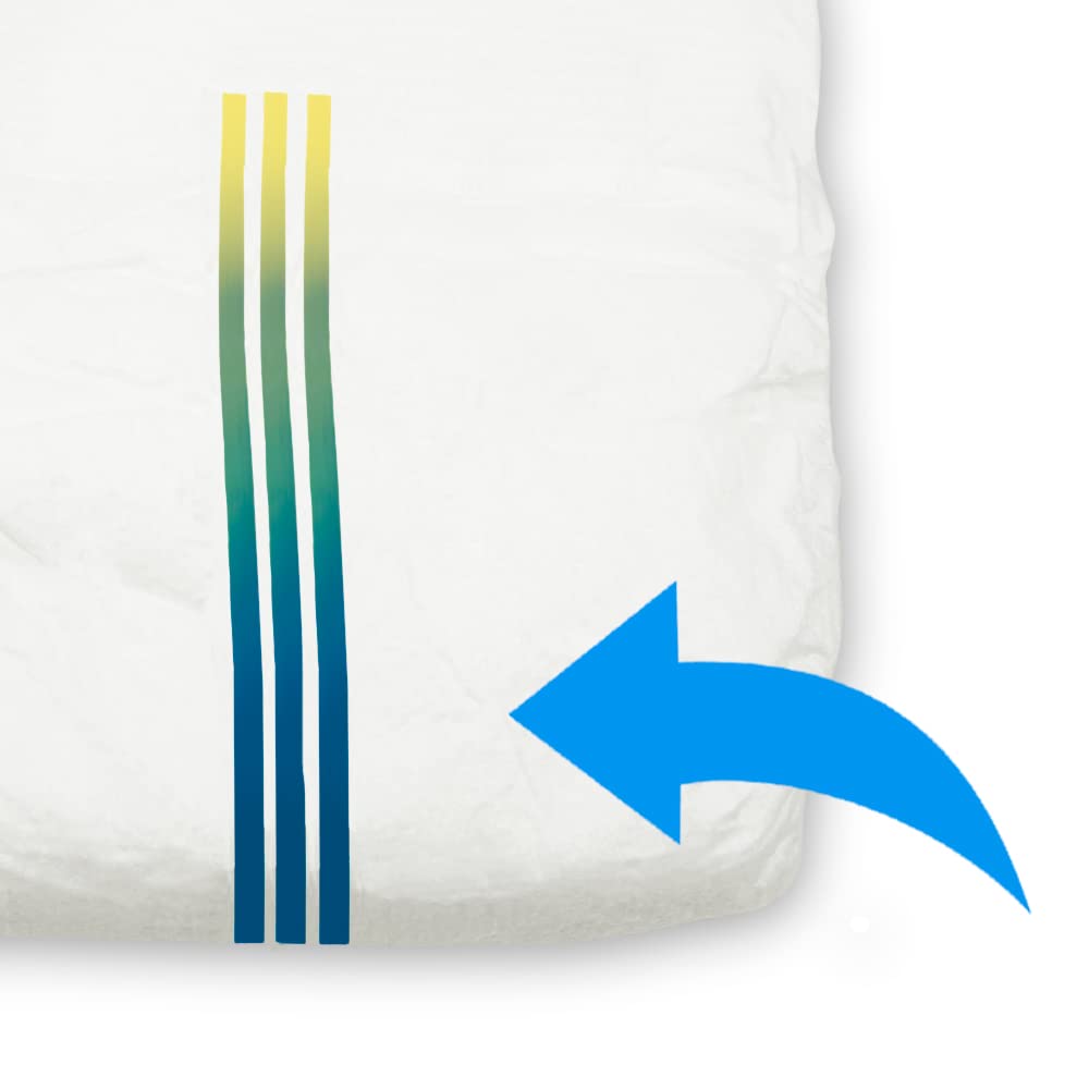 BV Dog Diapers Male Small (Waist 12-19 in) Super Absorbent - 50 Count Disposable - Doggie Diapers with Wetness Indicator - Adjustable Male Dog Wraps - Ideal for Incontinence/Training