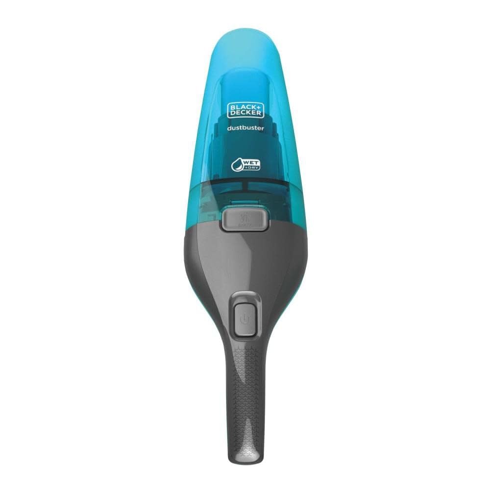 BLACK+DECKER dustbuster QuickClean Cordless Wet/Dry Handheld Vacuum, Turquoise (HNVC215BW52)