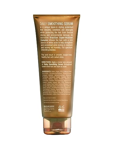 BRAZILIAN BLOWOUT Acai Daily Smoothing Serum, 8 Fl Oz