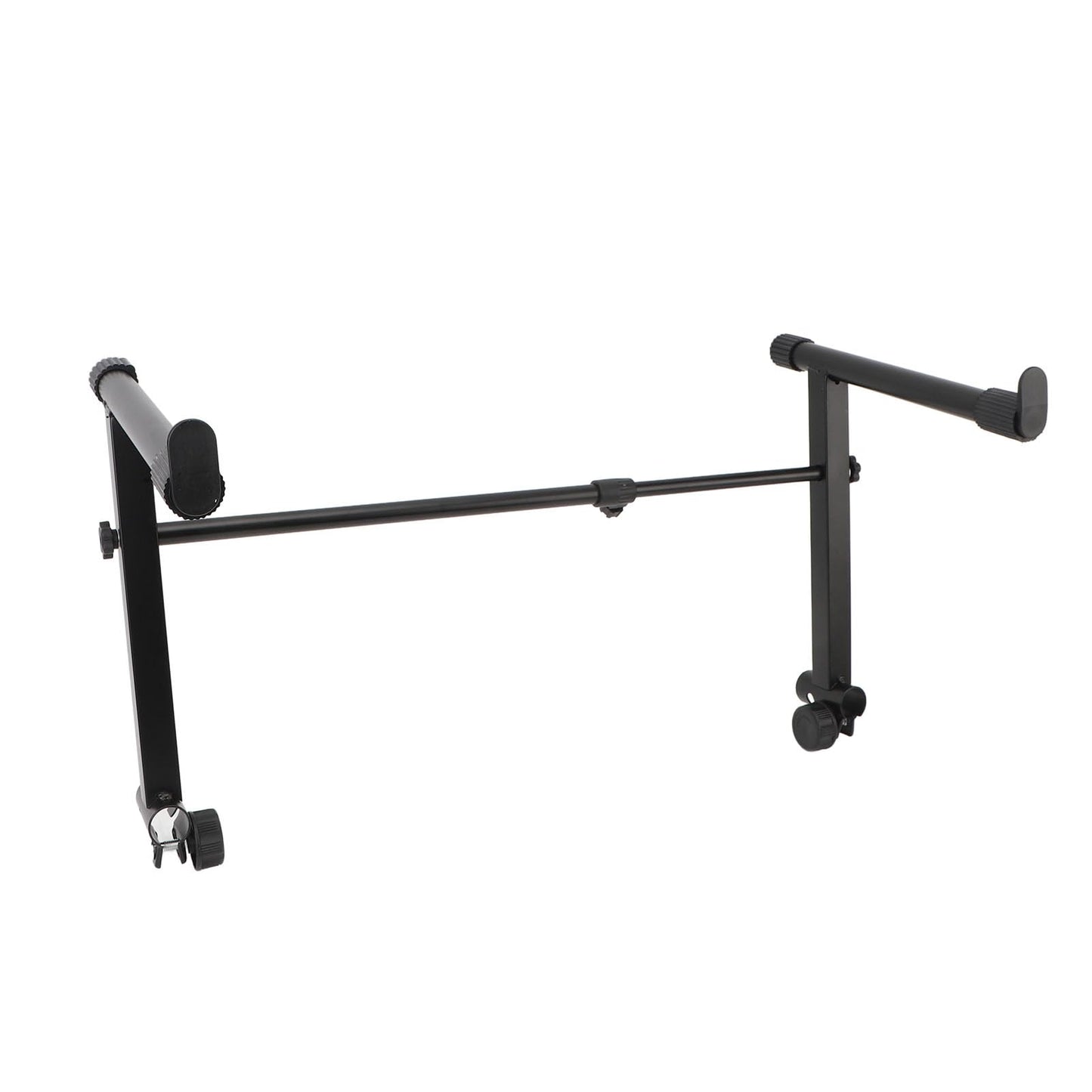 Dual Tier Keyboard Stand Riser, Adjustable Width Extension Adapter for Circular Tube Keyboard Stands