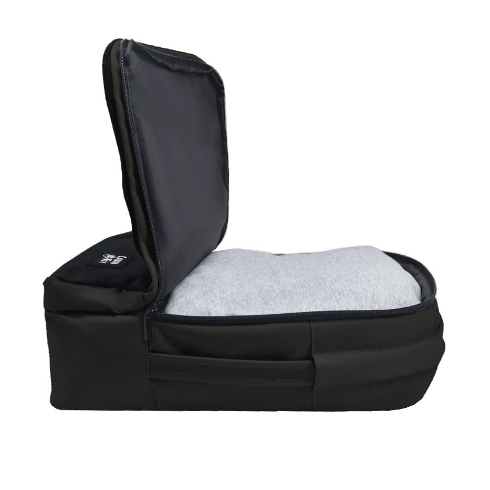 CabinFly Bellanca WestJet and Air Canada Personal Item Under Seat Backpack 16x6x13 13x6x17 bag Flair Airlines (Black)
