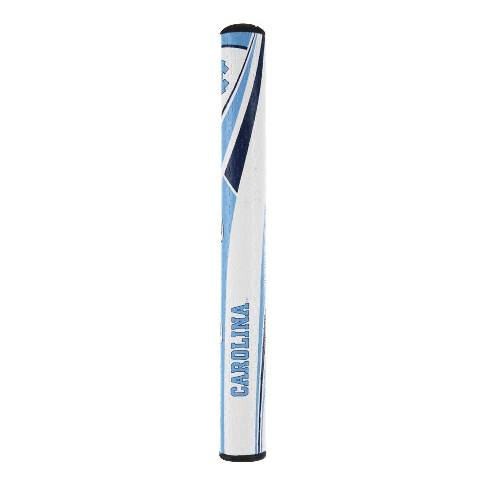 SuperStroke NCAA Golf Putter Grip, University of North Carolina (Mid Slim 2.0) | Cross-Traction Surface Texture and Oversized Profile | Even Grip Pressure for a More Consistent Stroke | Non-Slip Grip