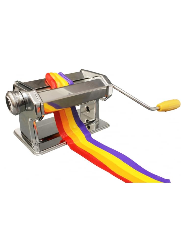 Mont Marte Polymer Clay Press Signature with Adjustable Rollers (9 settings) Durable Steel, Ideal for Conditioning Polymer Clay
