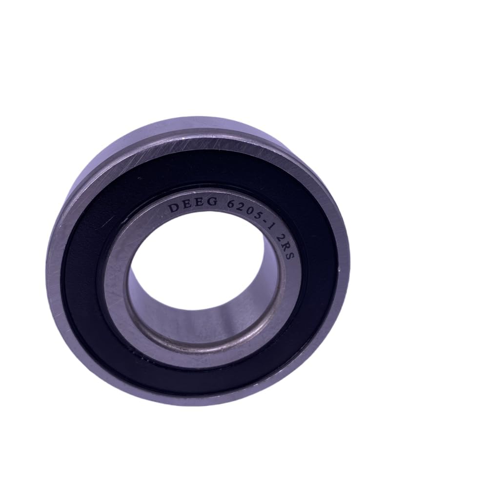 DEEG 10 PCS 6205-1-2RS Spindle Bearing 1 inch bore 6205-16-2RS 1" x52x15mm Bearing for Kubota 70060-00129 7006000129, 08101-06205 0810106205