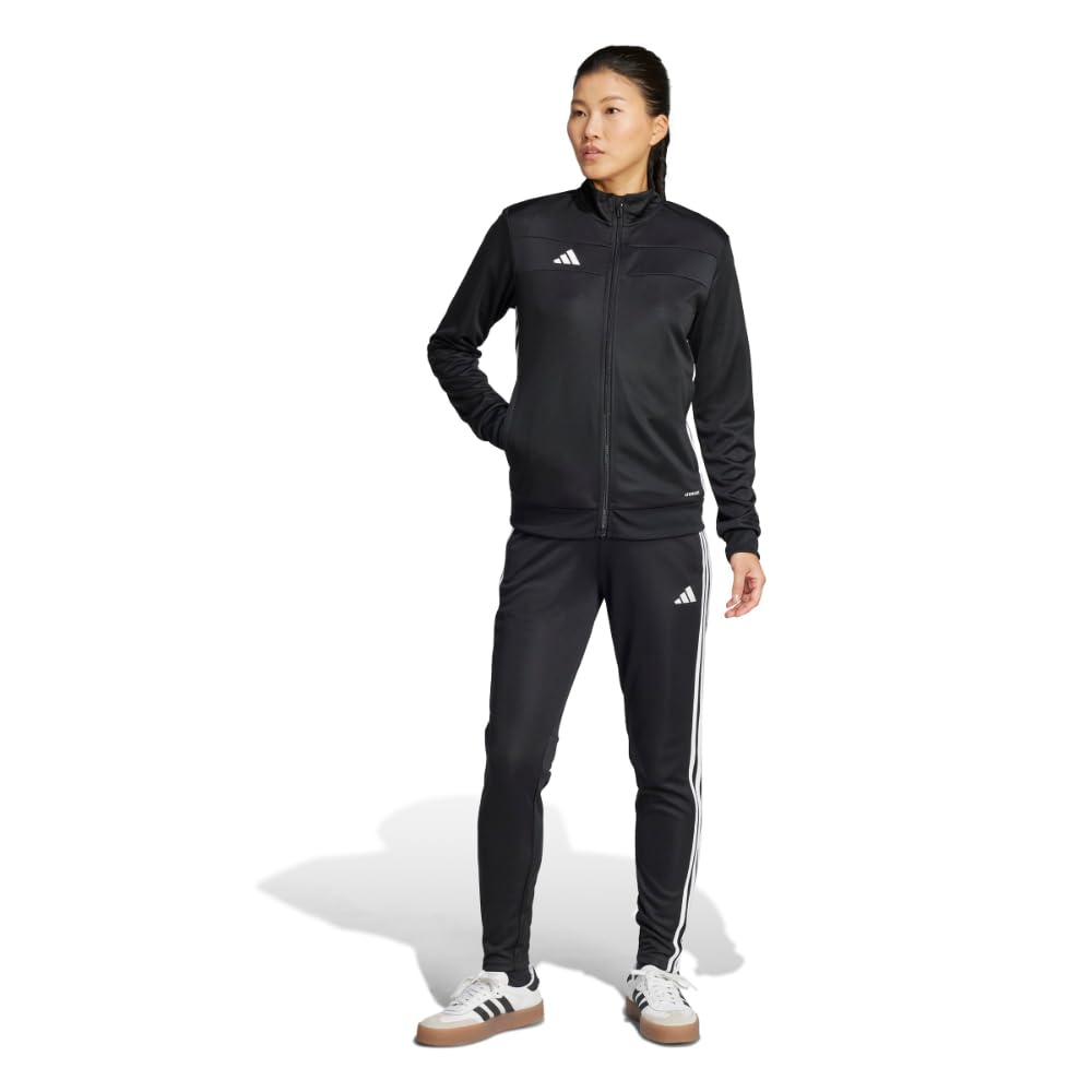 adidas Women's Tiro 25 Essentials Training Track Top, Black/White, Large