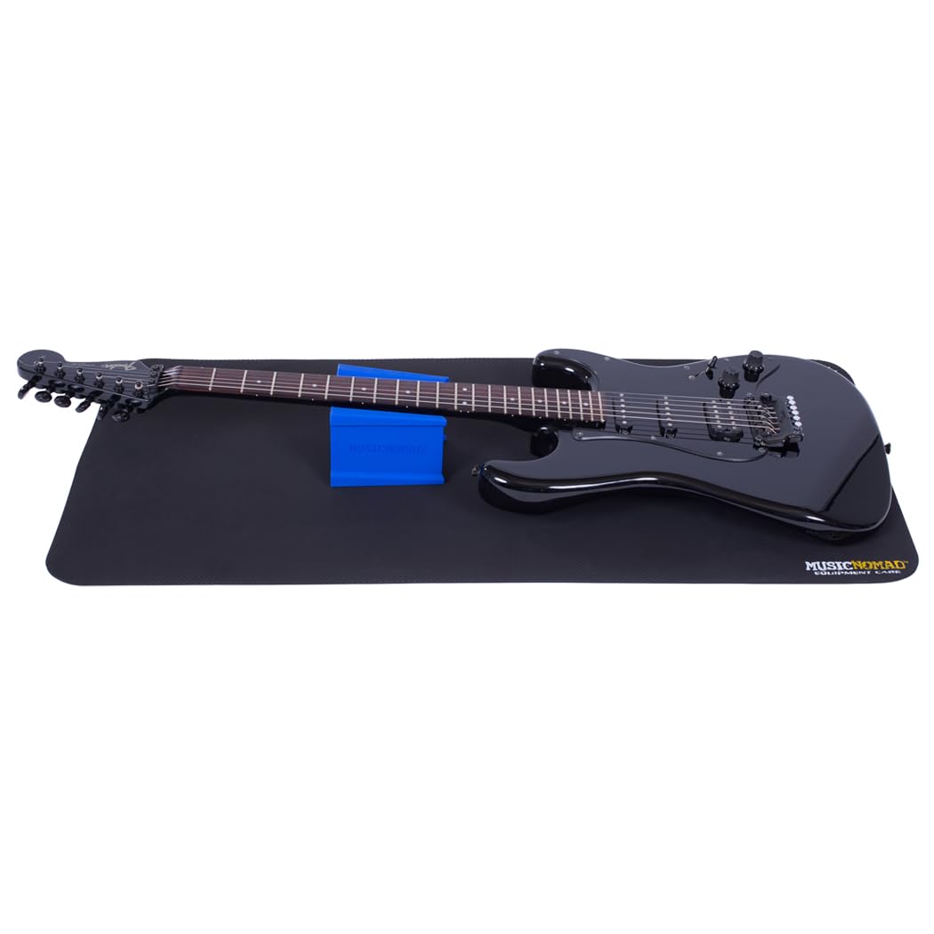 MusicNomad MN207 Premium Instrument Work Mat and Cradle Cube Neck Support