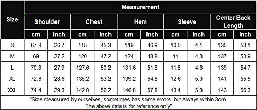 COOFANDY Men's V-Neck Linen Robe Short Sleeve Kaftan Thobe Long Gown Casual Shirt for Beach, Summer, Light Khaki, 3X-Large