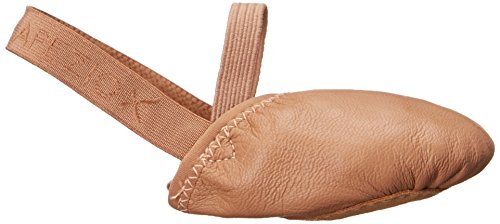 Capezio Leather Pirouette II, Dark Suntan, Medium