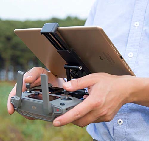 Tablet Mount Holder Compatible with Mavic 2/Spark/Mavic Air/Pro/Mini Remote Controller of DJI' s Drone, Aluminum-Alloy Adjustable Mobile Phone Bracket Mount.