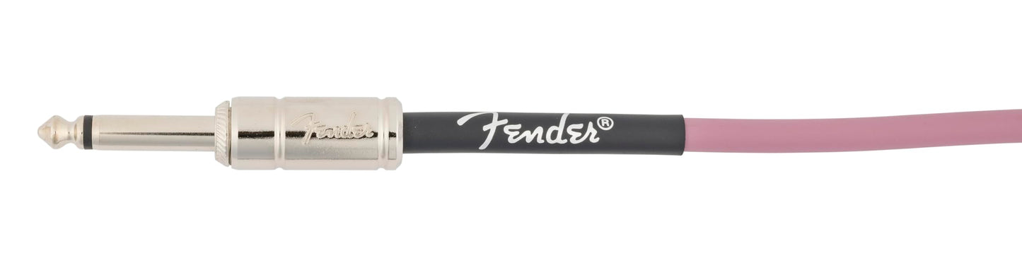 Fender Contour Coiled Instrument Cable, Guitar Accessories, Straight/Angle, Burgundy Mist, 30 ft