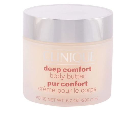 Clinique Deep Comfort Body Butter With Hyaluronic Acid, Shea Butter + Glycerin | Safe for Eczema-Prone Skin, 200ml