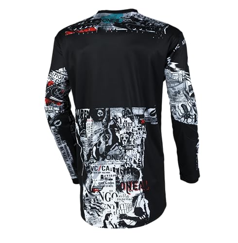 O'NEAL Element Attack Mens Jersey Black/White X-Large