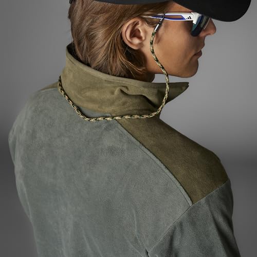 adidas Mens Terrex Multi Full-Zip Fleece Hiking Jacket,Ivy/Olive Strata,Medium