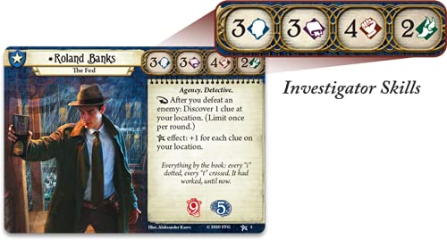 Arkham Horror: The Card Game: Revised Core Set - Horror Game - Mystery Game - Cooperative Card Games - Adults and Teens Ages 14+ - 1-4 Players - Avg. Playtime 1-2 Hours - Made by Fantasy Flight Games