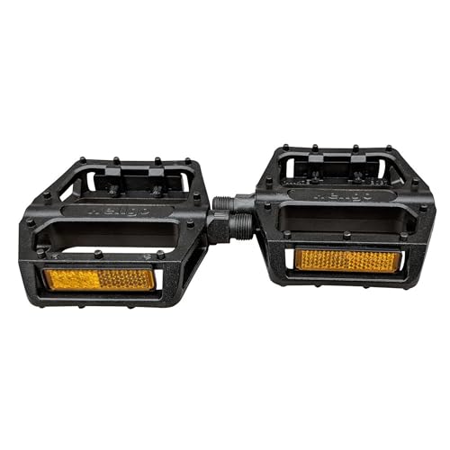 Wellgo Bike Pedals 9/16" Black BMX/Mountain Platform Pedal Set of 2