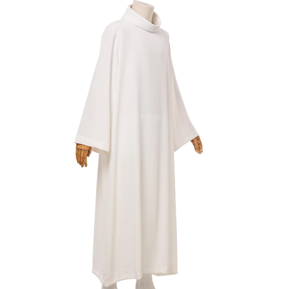 BLESSUME Catholic Church Clergy ALB Vestments Robe, Ivory White, Medium