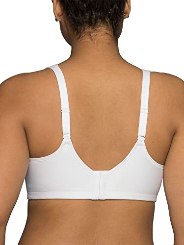 Vanity Fair Women's Sport Full Figure Wirefree Bra 71500, Star White, 36D