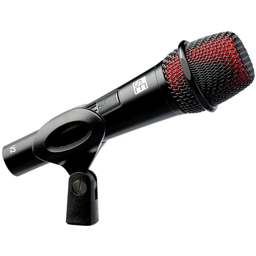 SE Electronics V2-SW Supercardioid Dynamic Handheld Microphone with On/Off Switch, Black