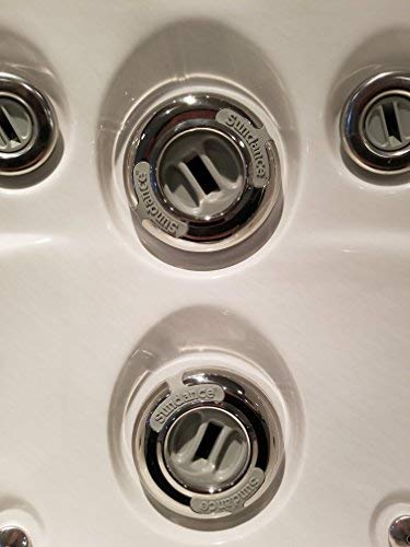 Sundance Spas Fluidix IntelliJet Face with 316 Stainless Steel Escutcheon Part Number 6541-102