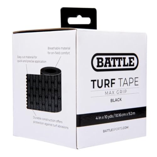 Battle Sports Football Turf Tape - Extra Wide - 30 feet, Waterproof Athletic Tape - Flexible, Breathable, Easy to Cut