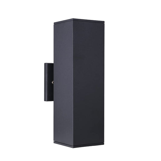 Cerdeco Aluminum Modern Outdoor Wall Light, Exterior Outdoor Wall Sconce Up Down Light Fixtures Matte Black [UL Listed]