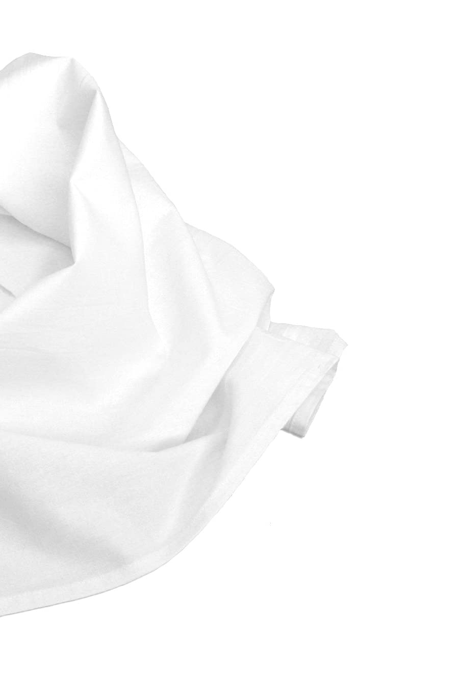Aunt Martha's 33-Inch by 38-Inch Flour Sack Dish Towels, Premium 130 Thread Count, White, Set of 7