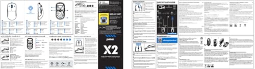 Pulsar Gaming Gears X2 v3 Wireless Gaming Mouse, Lightweight 52g, XS-1 Flagship Sensor 32K DPI, Optical Switch, 8K Polling Ready, Black