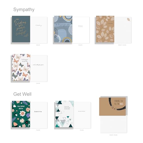 American Greetings All Occasion Deluxe Card Assortment with Envelopes and Storage Box(60-Count)