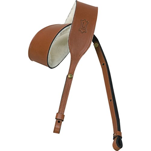 Levy's Leathers PMB32-WAL Carving Leather Banjo Strap