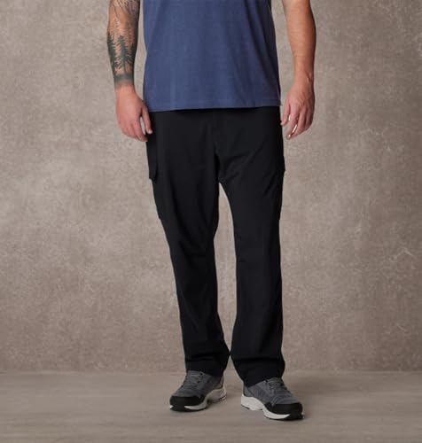 Columbia Mens Silver Ridge Utility Hiking Pant, Black, 38 x 32