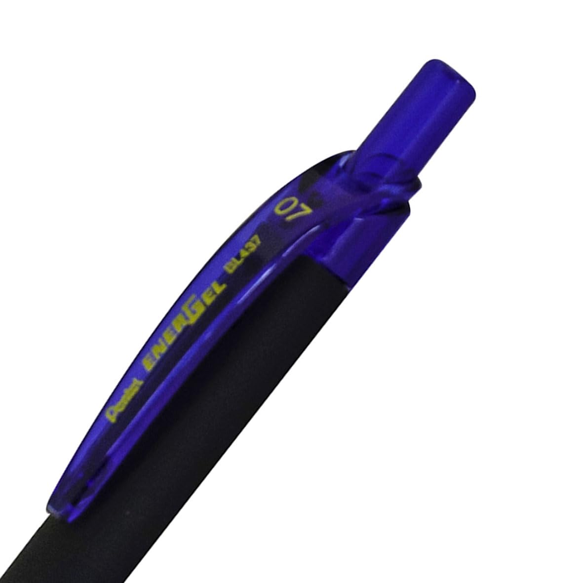 Pentel EnerGel Kuro Liquid Gel Pen, (0.7mm) Medium line, Blue Ink, 12 Pack (BL437R1-C)