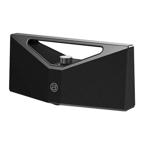 BUGANI Bluetooth Speaker Loud 160W,Waterproof Large Bluetooth Speaker Subwoofer Hi-Res Audio, 12H Playtime Party Outdoor Speakers for Camping, Beach, Golden