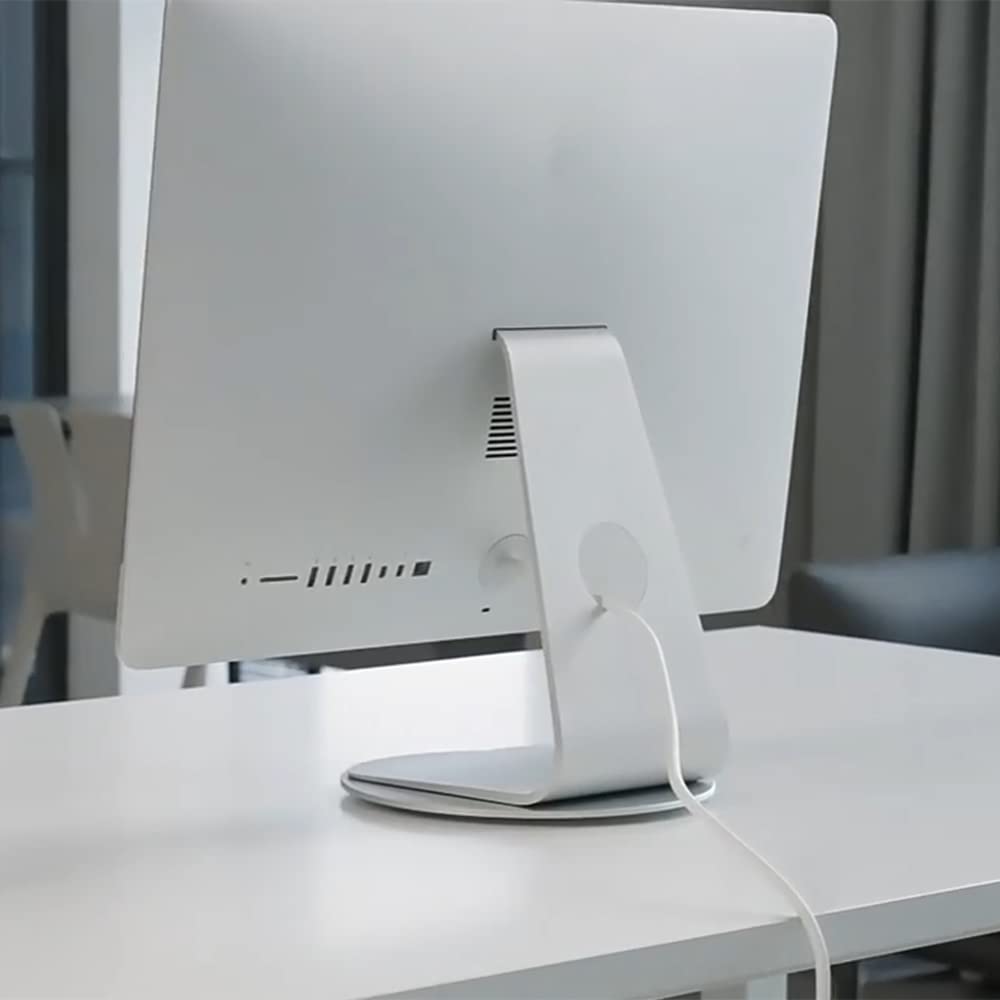 Aluminum 360° Rotation Monitor Swivel Base Computer Screen Monitor Turntable Stand Flat Panel TV Rotating Mat for iMac Laptop Potted Plants Arts Crafts Products Display Stand