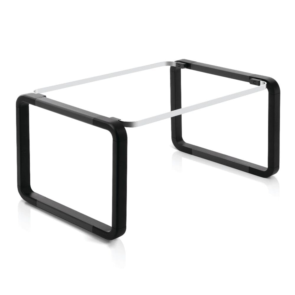 Pendaflex Hanging File Folder Frame, Letter Size, Sturdy Metal Rails, Non-Skid Feet, Desktop & File Drawer Organizer, Space-Saving Design for Home & Office, Black with Charcoal Detail