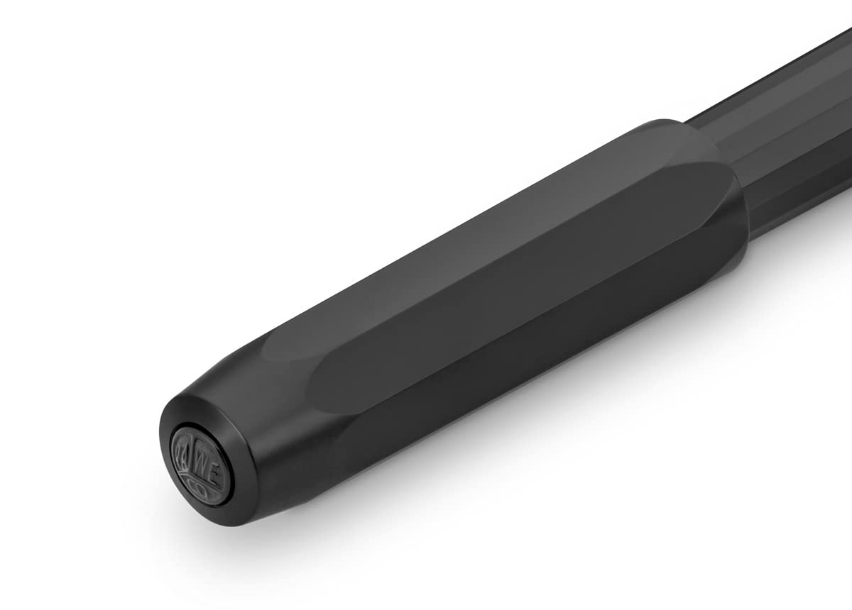 Kaweco PERKEO All Black Fountain Pen - M (Medium) Nib, Exclusive, 13 cm