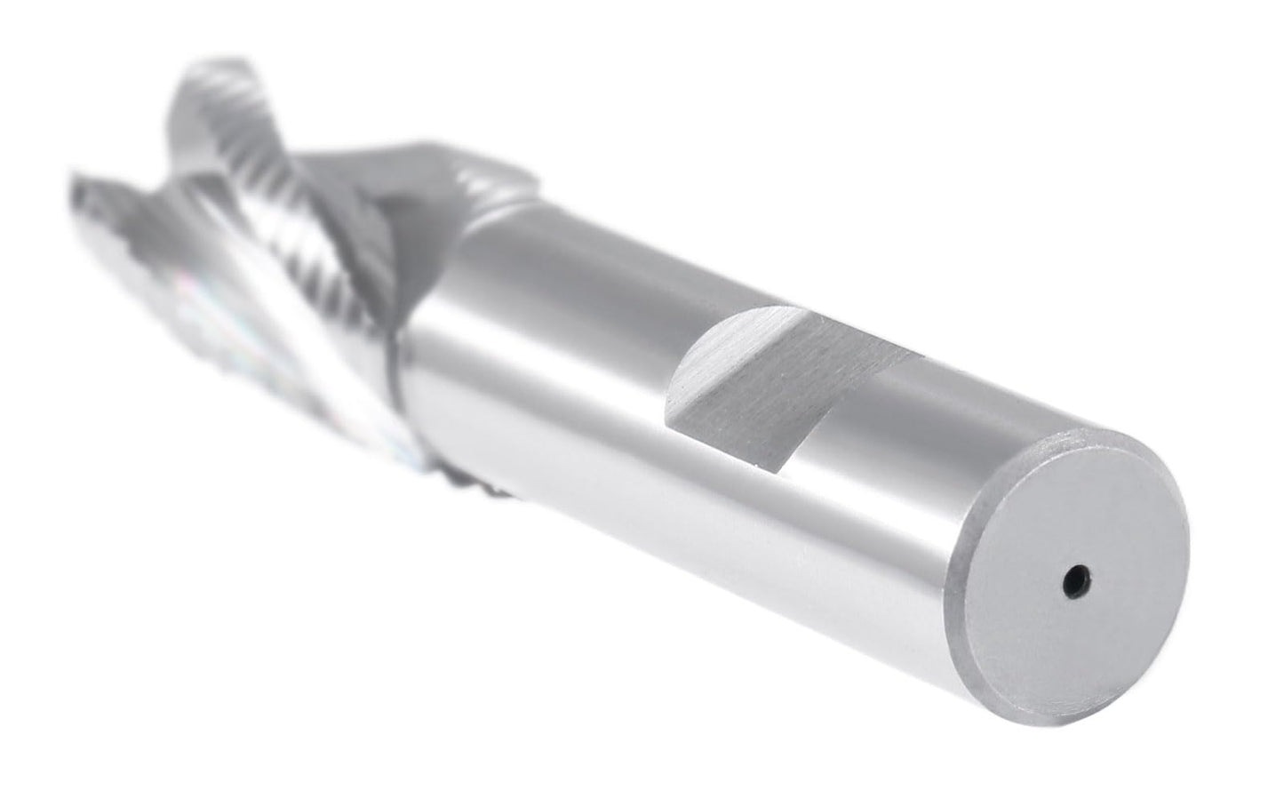 Accusize Industrial Tools 7/8 Inch 4 Flute, 7/8 x 3/4 x 1-5/8 x 4-1/8 Inch M42-8% Cobalt Roughing End Mill, Center Cutting, 1002-0078