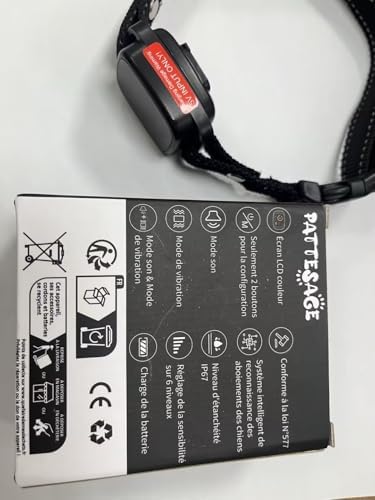 Bark Collar, Dog Bark Collar, Barking Collar for Large Medium Dogs, No Shock Collar with 6 Adjustable Sensitivity, Beep/Vibration/Beep&Vibration,Rechargeable Anti Barking Collar, IP67 Waterproof