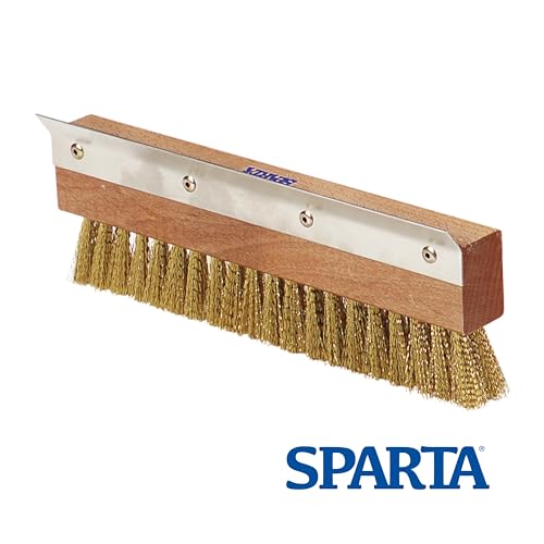 Carlisle FoodService Products Wood Oven Scraper, Oven Brush, 10 Inches, Tan