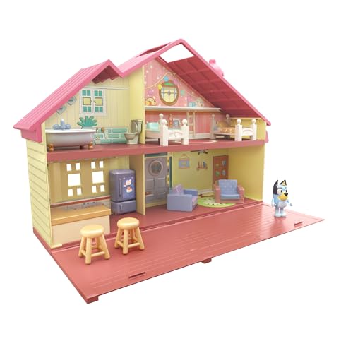 Bluey Family Home Playset with 2.5" poseable Figure