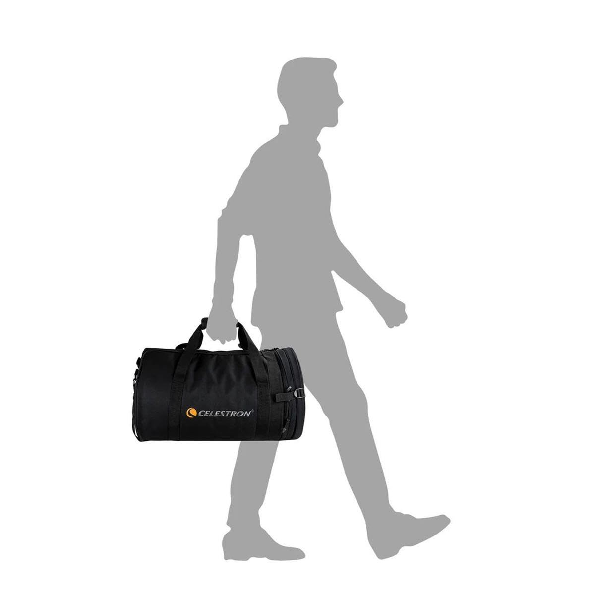 Celestron – 8” Telescope Optical Tube Bag – Custom Carrying Case Fits Schmidt-Cassegrain and EdgeHD – Ultra-durable Protective Walls – Padded Straps for Easy Carry