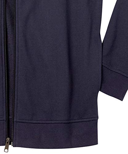 Amazon Essentials Men's Lightweight French Terry Full-Zip Mock Neck Sweatshirt, Dark Navy, Medium