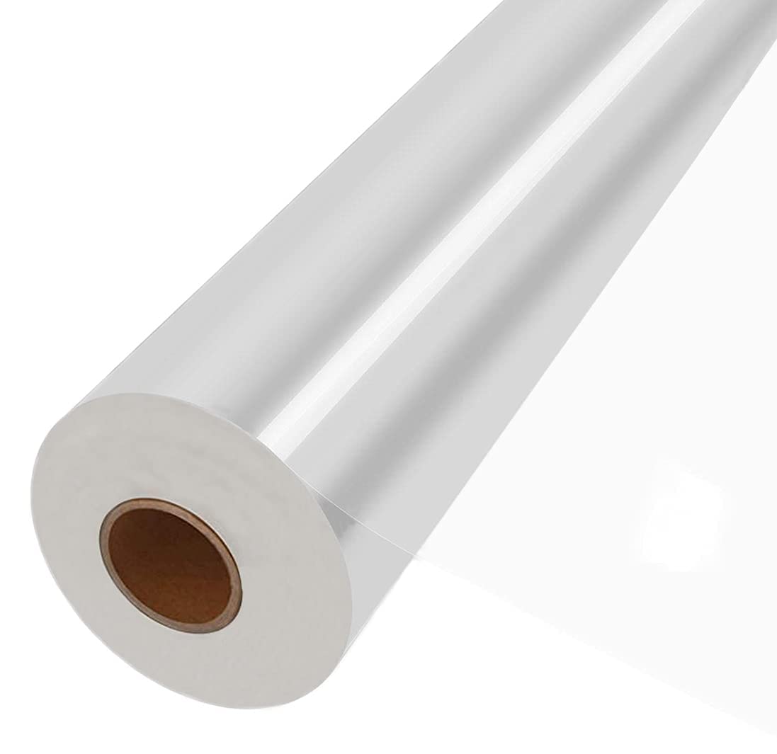 220 ft Clear Cellophane Wrap Roll (31.5in x 220 ft) - 3 Mil Thickness Cellophane Roll, Clear Cellophane Bags Large, Clear Wrapping Paper for Flower Gift Baskets Wrap (31.5" fold into 16")