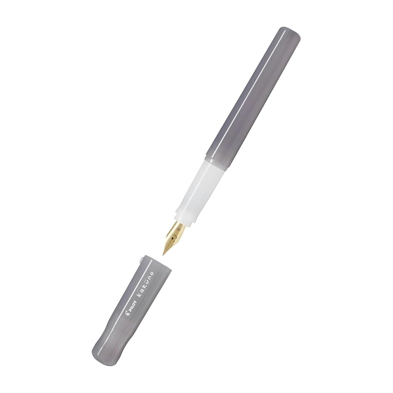 Pilot Kakuno Fountain Pen Madoromi Color Series, Gold (Smiley Face) Medium Nib, Perfect for Beginners and Creative Expression, Brown, PFKA-1MDBNM